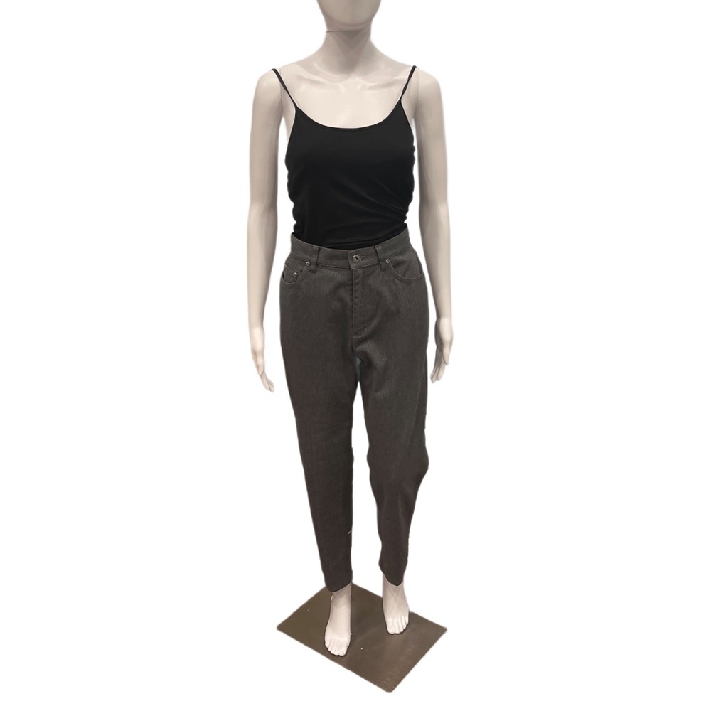 EUC Liz Claiborne Gray Straight Leg Jeans